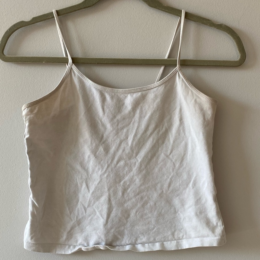 Forever 21 White Crop Tank